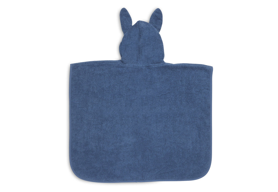 Jollein Badeponcho mit Ohren, Jeansblau