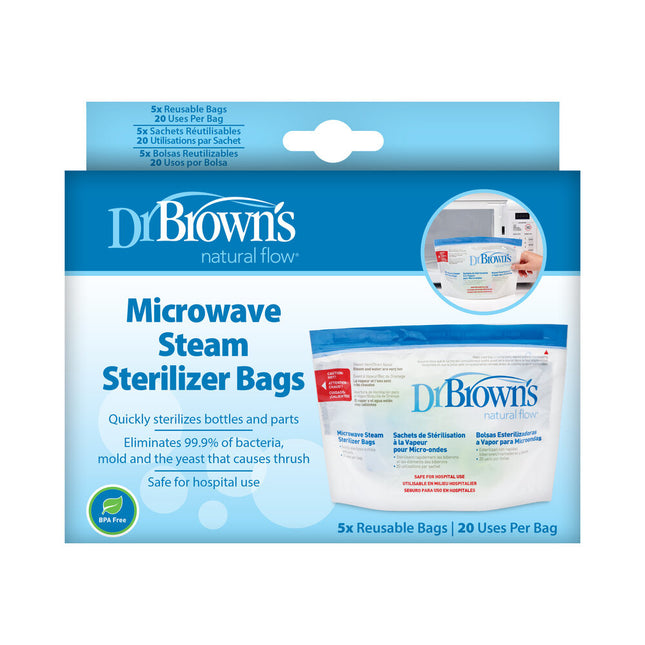 Dr. Brown's Mikrowellen-Sterilisationsbeutel 5 Stk.