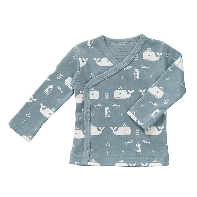 Fresk Wickel-Cardigan Whale Blue Fog