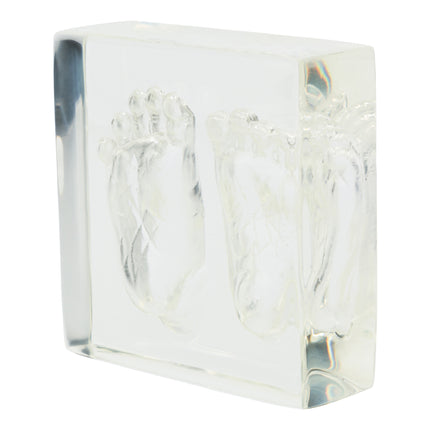 Dooky Fotorahmen Crystal Memories 2D Hand Foot Print 10X10Cm