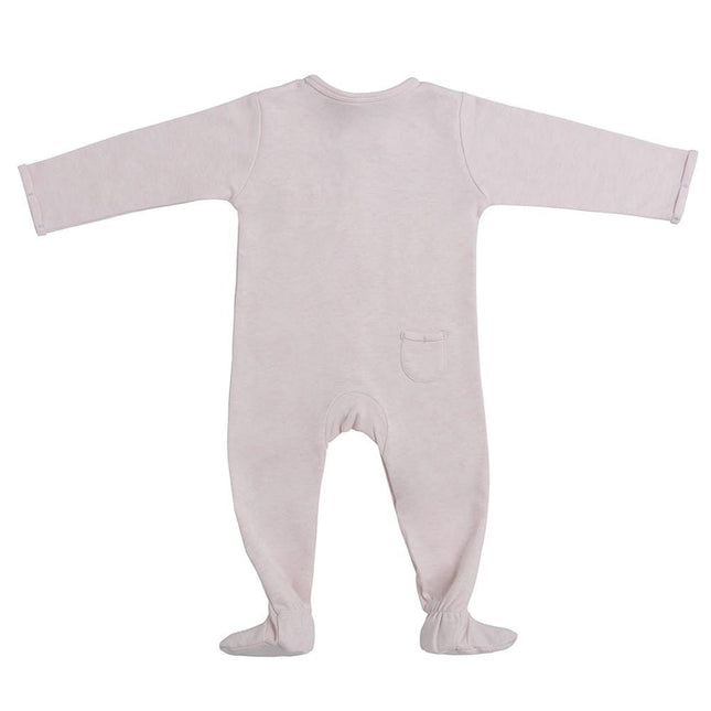 Baby's Only Baby-Body mit Füßen, Melange, klassisches Rosa