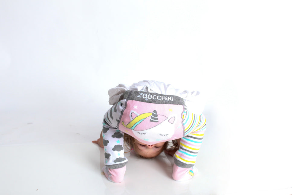 Zoocchini Baby-Leggings Allie The Alicorn inklusive Socken 12/18 Monate