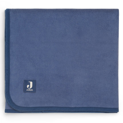 <tc>Jollein</tc> Wiegendecke Jeans Blau 75x100cm