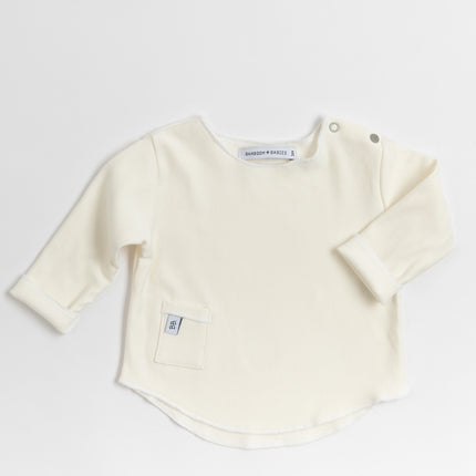 Bamboom Baby-Shirt Langarm Creme