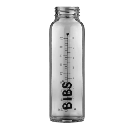 BIBS Babyflasche Glas 225ml Baby Blau