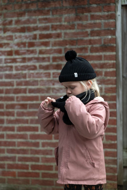 Baby's Only Baby Halstuch mit Bommel Cool Schwarz EinheitsGröße