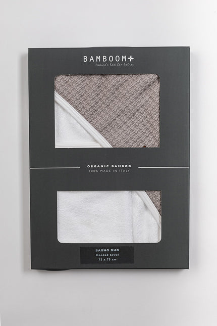 Bamboom Badeumhang Baby Duo Soft Stone Pearl Grey