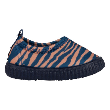 Swim Essentials Wasserschuhe Zebra Lycra Blau