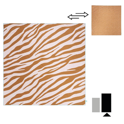 Swim Essentials Strandtuch Zebra 180X180Cm