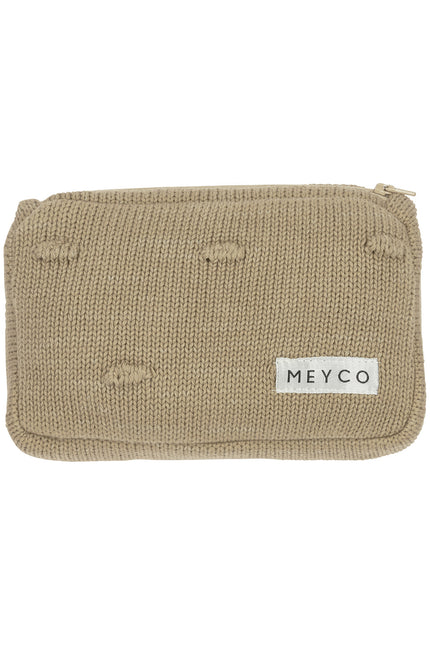 Meyco Knopfleiste Abdeckung Knots Taupe