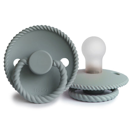 Frigg Schnuller Seil Größe 1 French Gray Silicone