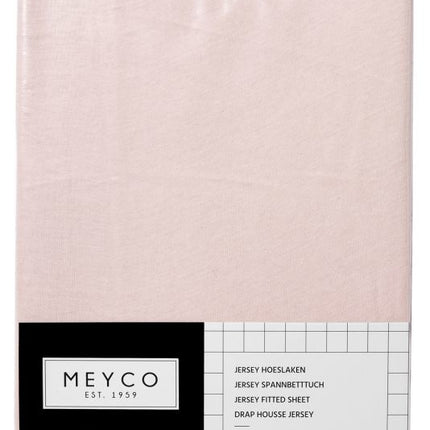 Meyco Spannbetttuch Jersey Hellrosa 40x80/90 cm