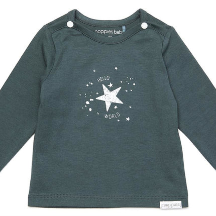 Noppies Baby-Shirt Dark Slate