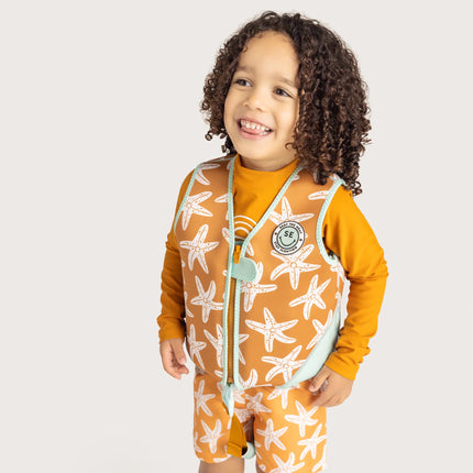 Swim Essentials Schwimmweste Sea Star Leopard 3-6 Jahre