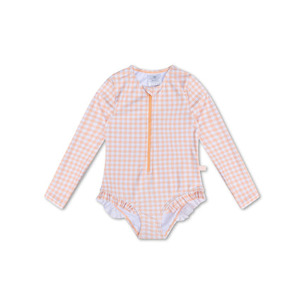 <tc>Swim Essentials</tc> Badeanzug Kind Apricot Orange Lange Ärmel