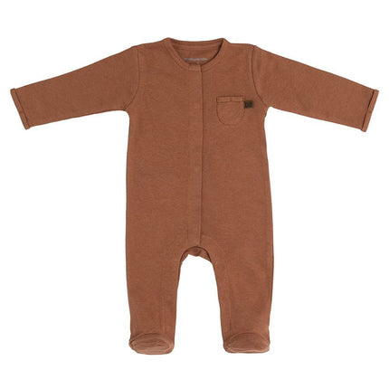 Baby's Only Baby-Body mit Füßen, Melange-Honig