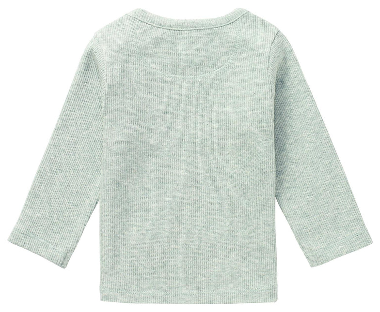 Noppies Baby Shirt Natal Grau Mint Melange