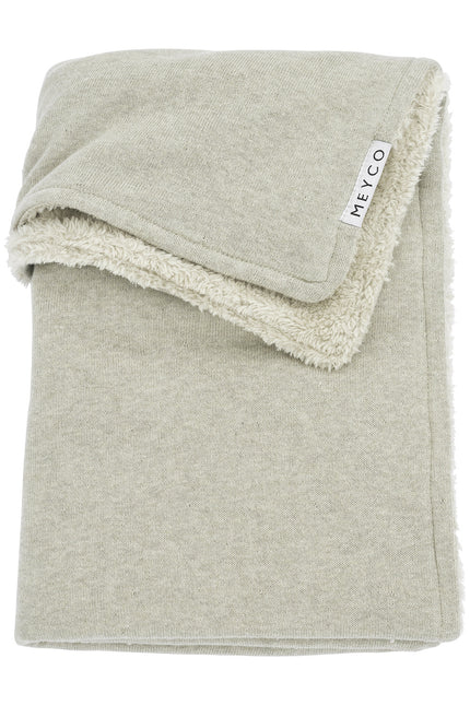 Meyco Bettdecke Teddy Knit Basic Sand Melange