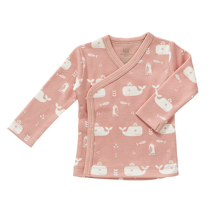 <tc>Fresk</tc> Wickel-Strickjacke Whale Mellow Rose