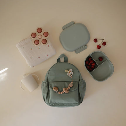 Mushie Rucksack Roman Green