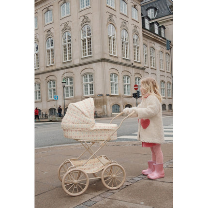 Konges Slojd Puppenwagen Fleur Decor 90cm