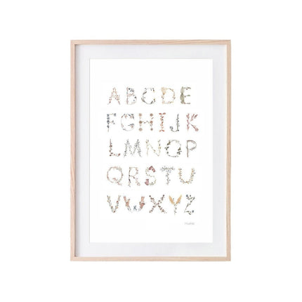 Mushie Poster Alphabet International Medium 42cm