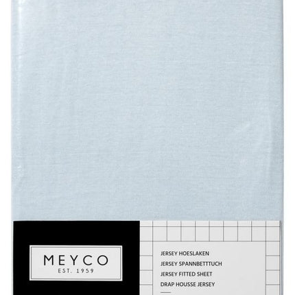 Meyco Spannbettlaken Jersey Hellblau 70x140/150 cm