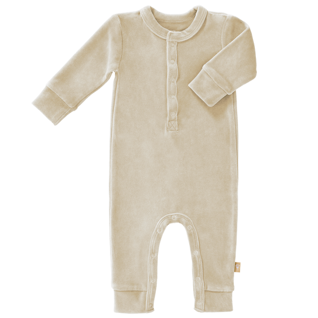 Fresk Baby Pyjama Velours Sandshell