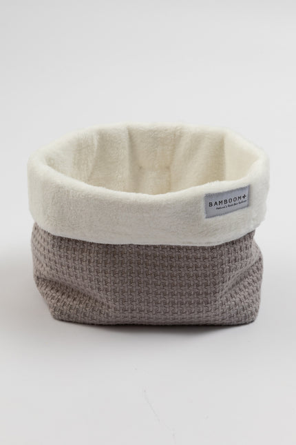 Bamboom Basket Soft Stone Warm Grey