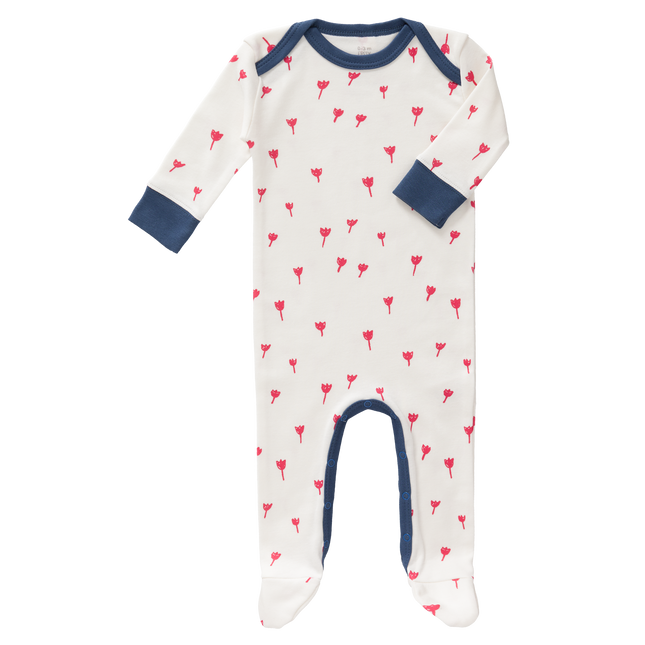 Fresk Baby-Pyjama mit Fußtulpe rot