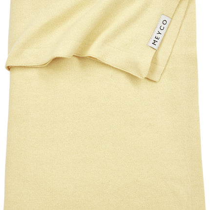 Meyco Bettdecke Knit Basic Soft Yellow