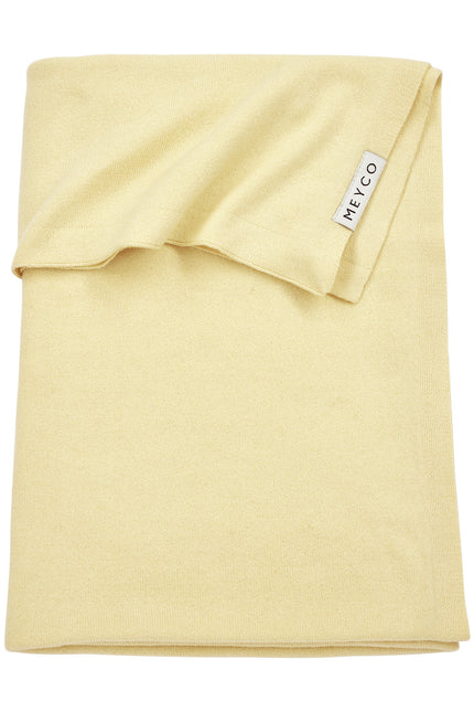 Meyco Bettdecke Knit Basic Soft Yellow