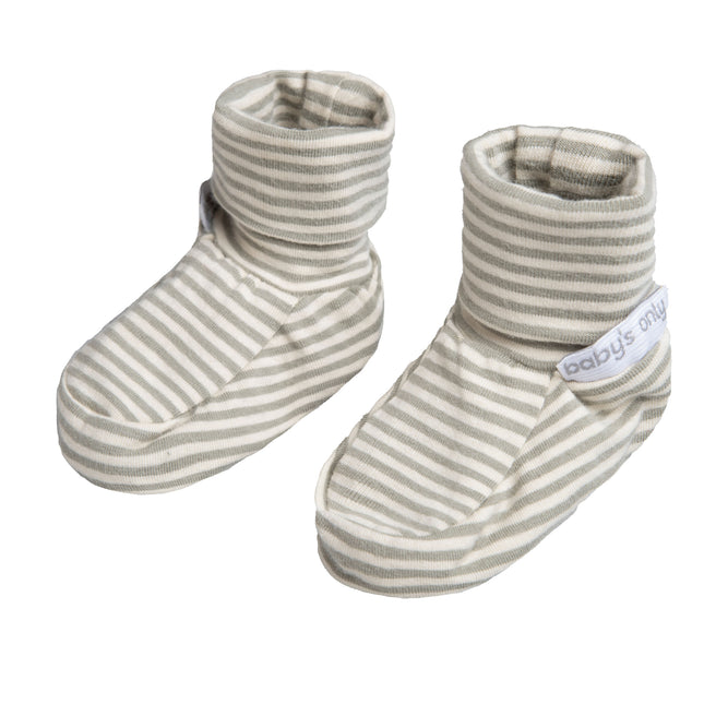 Baby's Only Babyshoes Stripe Urban Green