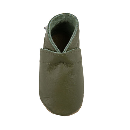 Baby Dutch Babyschuhe Plain Olive