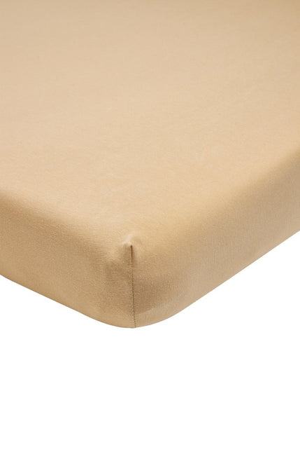 Meyco Spannbetttuch Jersy Boxmatratze Warm Sand 75x95cm