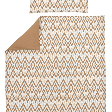 Meyco Bettbezug 120X150cm Ikat Sand Toffee