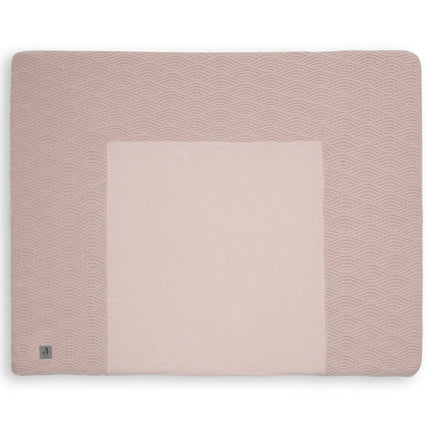 Jollein Wickelauflagenbezug River Knit Pale Pink 75x85cm