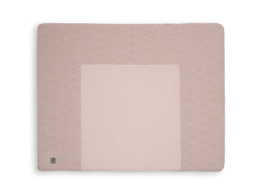 Jollein Wickelauflagenbezug River Knit Pale Pink 75x85cm