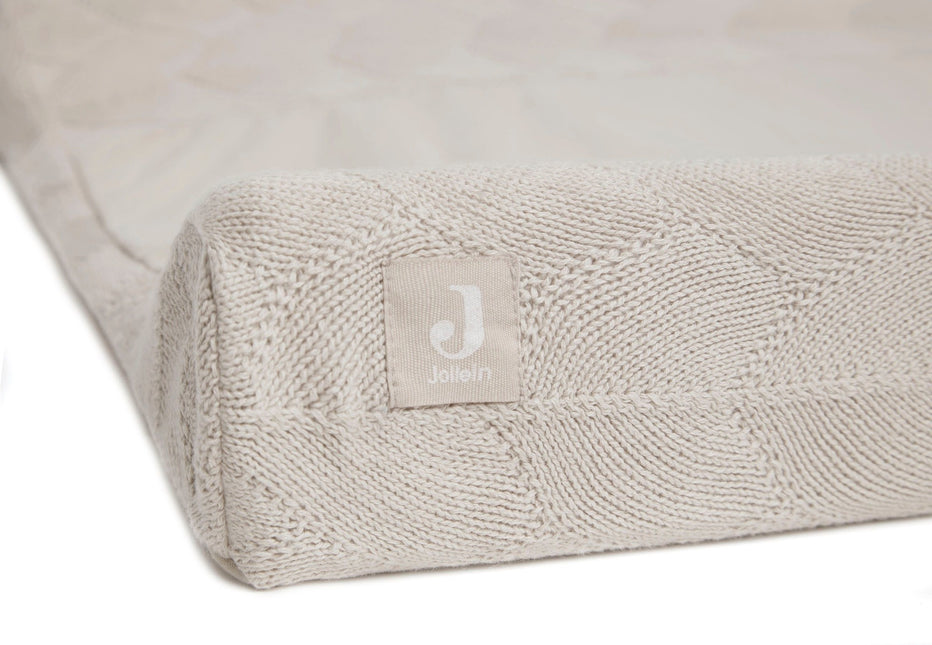 Jollein Wickelauflagenbezug Shell Knit Nougat