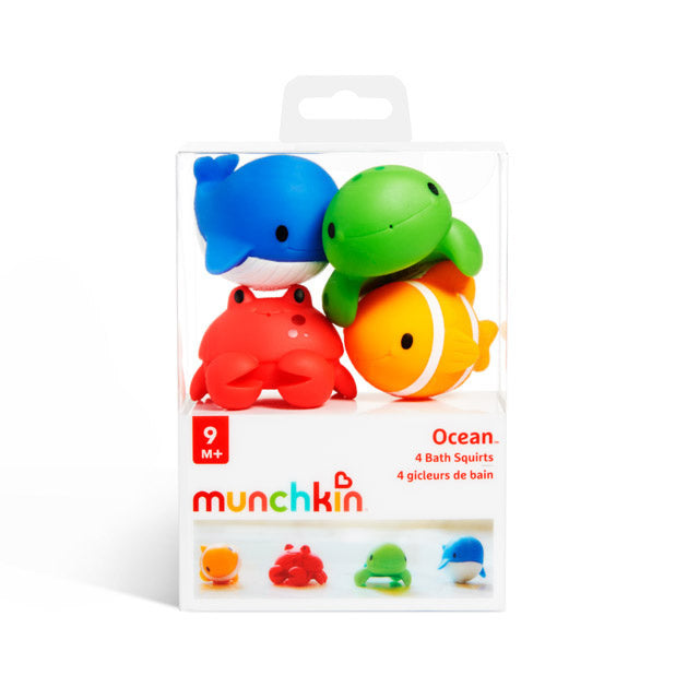 Munchkin Badespielzeug Ocean Sea Spray Animals 4St