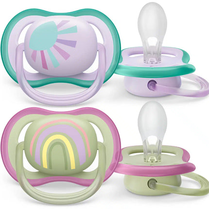 Philips Avent Schnuller +0 Monate Air Sun/ Rainbow Girl