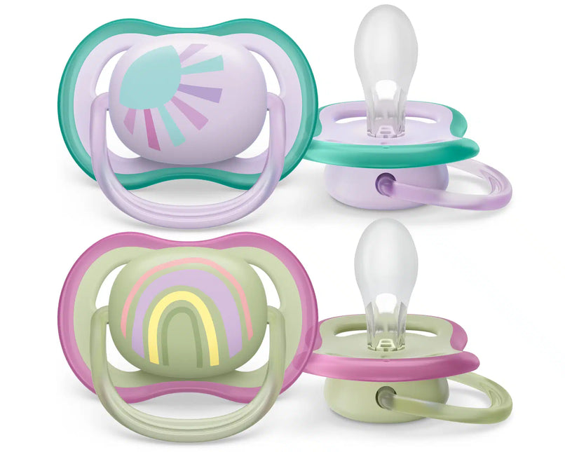 Philips Avent Schnuller +0 Monate Air Sun/ Rainbow Girl