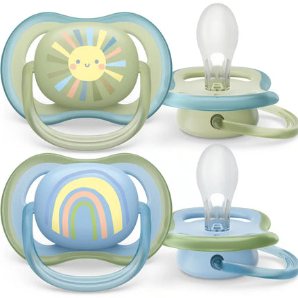 Philips Avent Schnuller +0 Monate Air Sun/ Rainbow Boy