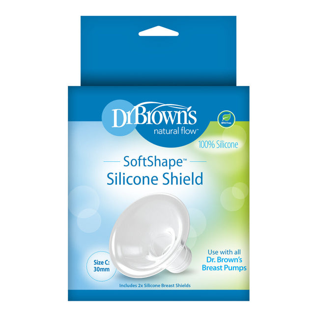 Dr. Brown's Softshape Silikon Brustschild Größe C 2pcs