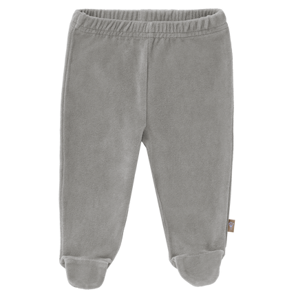 Fresk Babyhose Velours mit Fuß Paloma Grey