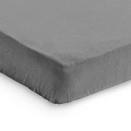 Jollein Spannbetttuch Jersey Storm Grey 60x120cm