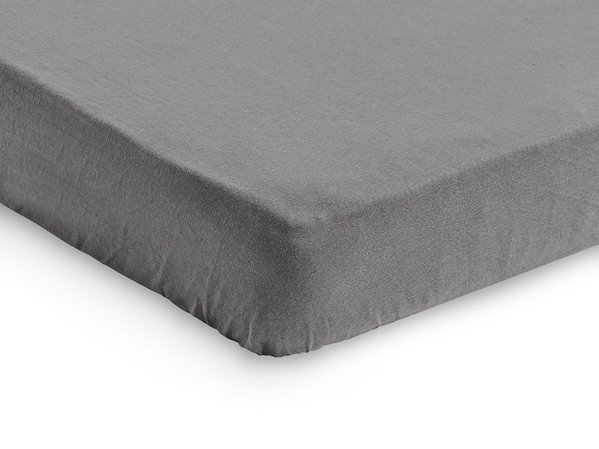 Jollein Spannbetttuch Jersey Storm Grey 60x120cm