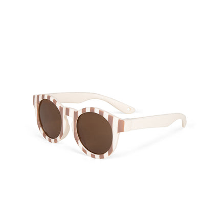 <tc>Baby Dutch</tc> Baby Sonnenbrille Retro Taupe Streifen