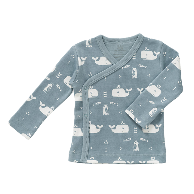 Fresk Wickel-Cardigan Whale Blue Fog