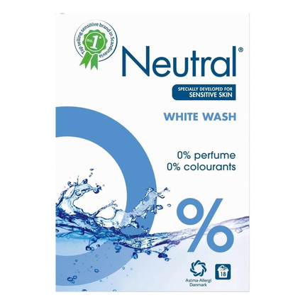 Neutral Waschpulver Weiß